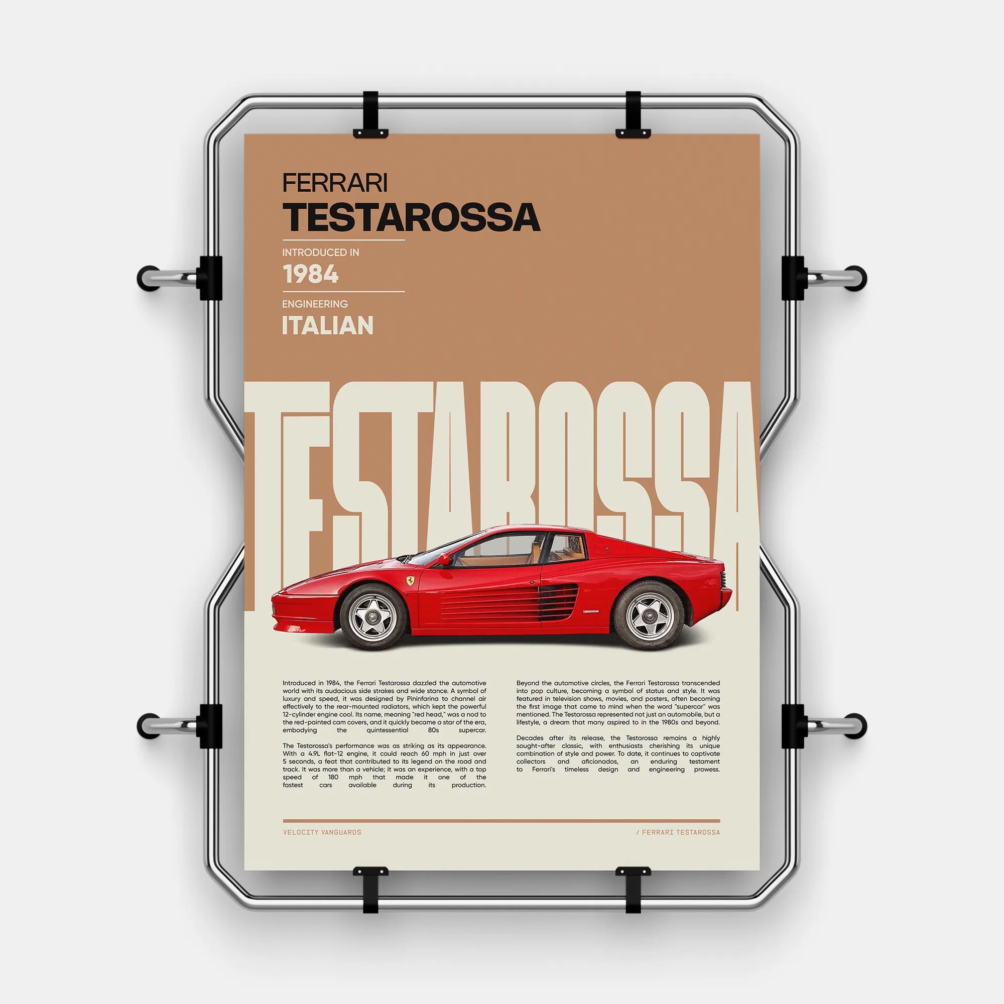 The Ferrari Testarossa